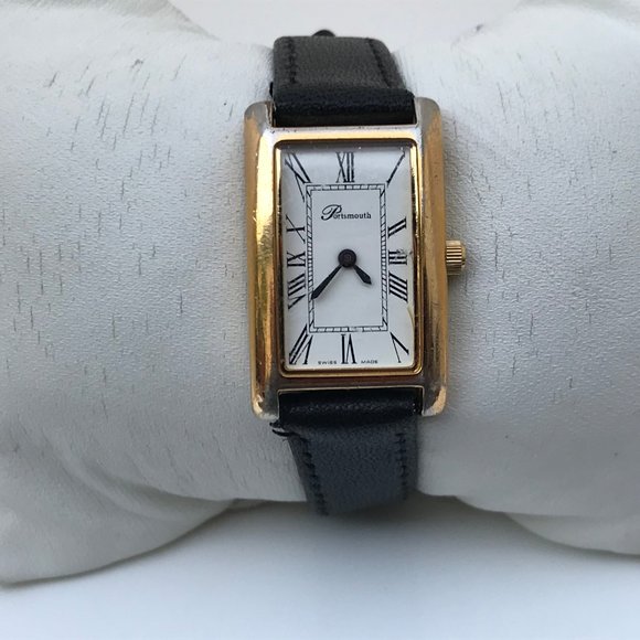 Portsmouth Swiss Made Women Watch Gold Tone Case W - Picture 4 of 13